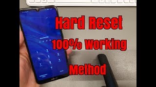 Hard reset Huawei Y6 2019 MRD-LX1. Remove pin, pattern, password lock.