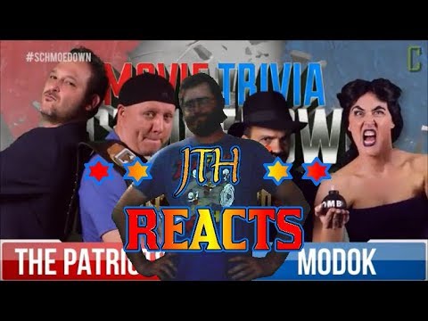 Movie Trivia Schmoedown: Patriots vs. MODOK REACTION (JTH Reacts)