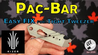 EASY Fix for Tight Tweezers on the Kizer Pac-Bar #repairing