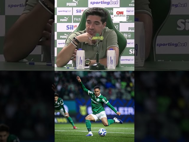 "Sensação de que joga com 50 kg nas costas", diz Abel Ferreira sobre Vitor Roque | CNN ESPORTES