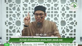 Download lagu Riyadhus Shalihin,-Bab-54 Keutamaan Menangis Karena Takut Kepada Allah - Ustadz Idrus Yusuf, MA mp3