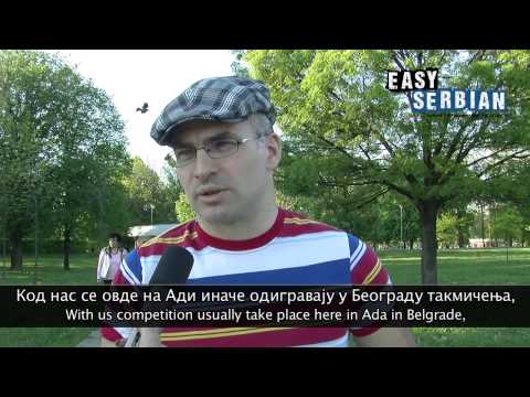 Easy Serbian 3 - What's your favourite sport?