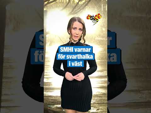 SMHI varnar för svarthalka och blötsnö