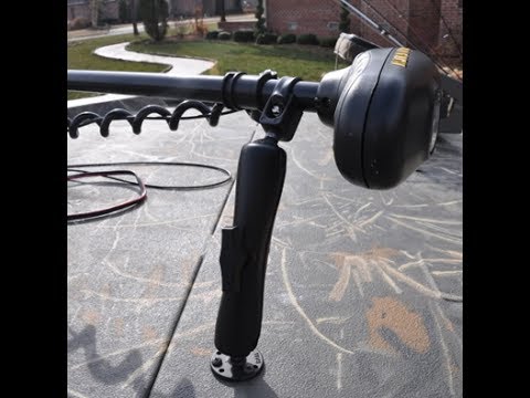 Minn Kota Terrova stabilizer mount for shaft using ram mount