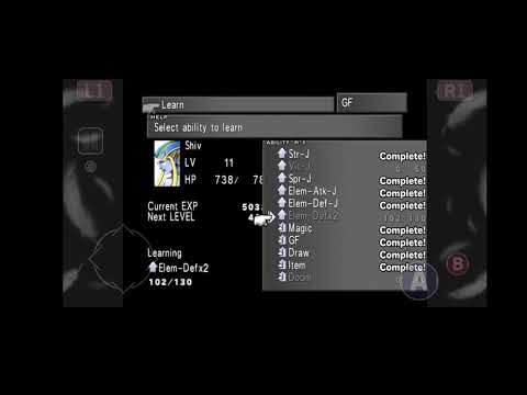 [NOOB] FFVIII RM - Early GF Exp Farming Without Leveling Up