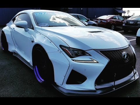 TEST DRIVING 2015 LEXUS RCF. LIBERTY WALK BODY KIT OR PANDEM KIT. YOU TELL ME..
