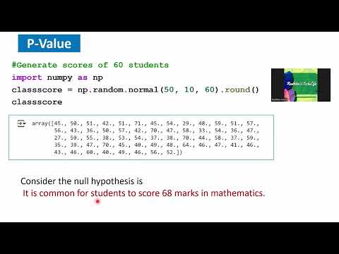 P Value Explained With Python Code Example