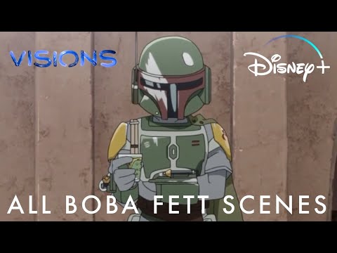 Star Wars Visions: All Boba Fett Scenes | Disney+
