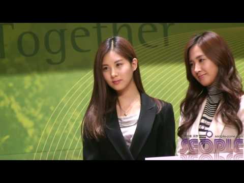 [Fancam]091208 SNSD be spokesperson of NGO(Make well in Africa)_Seohyun.ver