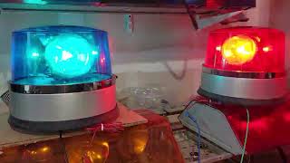 North American Signal 400 Beacons as used on Mad Max Interceptor patrol car. With correct domes.