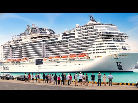 MSC Bellissima Cruise Ship Tour 4K | Largest Cruise Ship in Asia (South Korea to Japan)