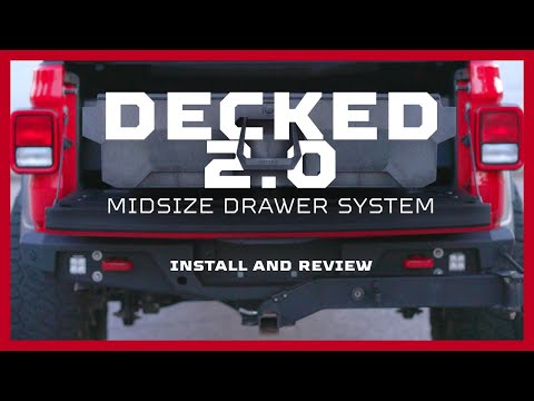 Decked Drawer System - New 2.0 Midsize Install and Review (Jeep Gladiator)