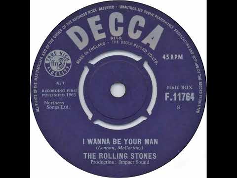 UK New Entry 1963 (242) The Rolling Stones - I Wanna Be Your Man