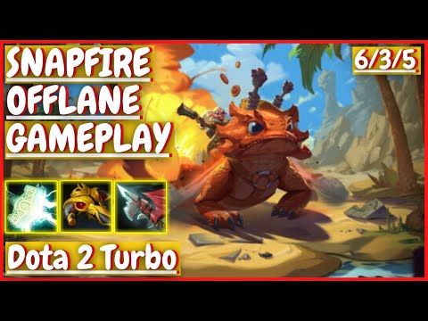 Snapfire 6/3/5 [OFFLANE] [Gameplay DOTA 2 Turbo] 7.31