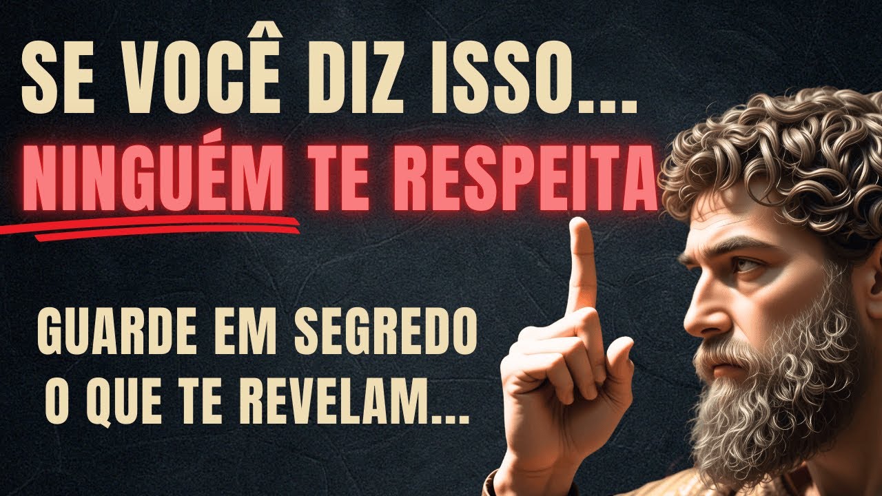 10 COISAS que UMA PESSOA INTELIGENTE NUNCA DIZ | Sabedoria Silenciosa