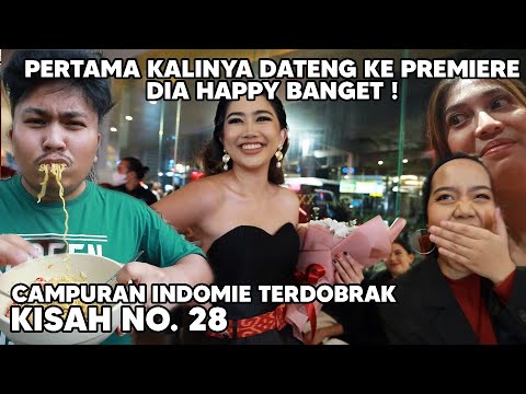 KISAH INDOMIE TERDOBRAK DAN DATENG KE PREMIERE FILM GAIB KERAMAT 2 .