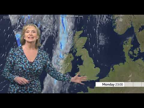 Carol Kirkwood - BBC Weather - (3rd April 2023) - HD