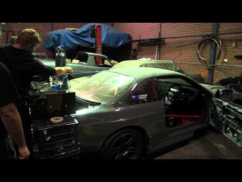 JET200 Ver4 Part 8 - Fitting APR GT-1000 wing - Road to World Time Attack 2014