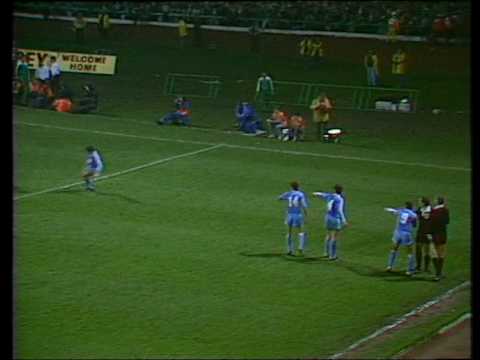 Celtic v Rapid Wien Cup Winners' Cup Celtic Park 1984 (bottle incident)