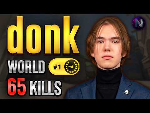 That one time DONK played NA FACEIT! donk POV with COMMs (Mirage)