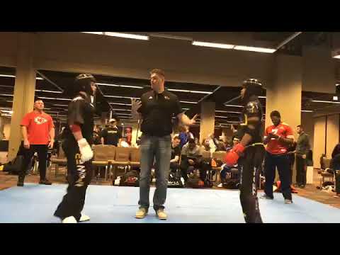 Bailey Murphy vs Zain Pedraza - Point Fighting  AKA Warrior Cup -