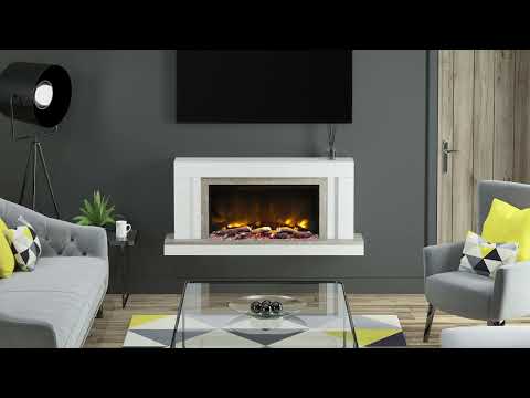 PRYZM VARDO 53 Ash White & Vintage oak Grey | Wall Mounted | Timber