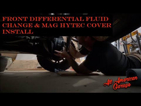 2010-2018 Ram 2500/3500/4500/5500 Front Differential Fluid Change & Mag Hytec Cover Install