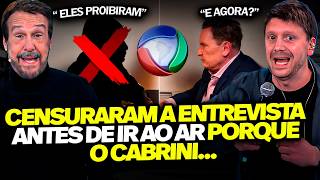 O POLÊMICO CANCELAMENTO DE ROBERTO CABRINI APÓS ENREVISTA NA RECORD
