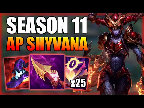 HOW TO PLAY AP SHYVANA JUNGLE WITH THE NEW BUFFS - Season 11 Shyvana Jungle Guide League of Legends