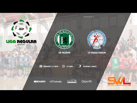 UB Pacense - CP Paideuterion | 2ª Jornada | Juvenil Masculina | 11/11/2023