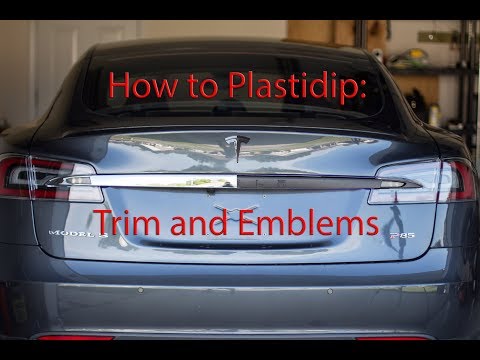 PlastiDip Tutorial for Trim and Emblems