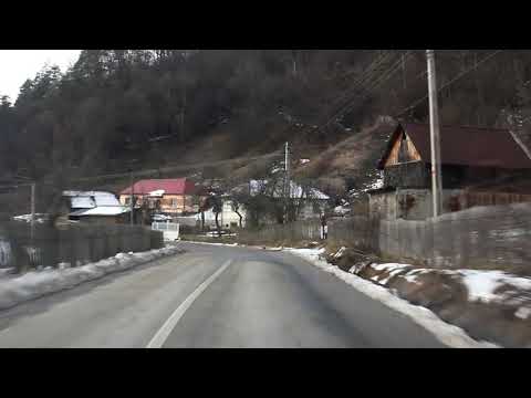 Șoseaua spre Lunca Cernii, decembrie 2018