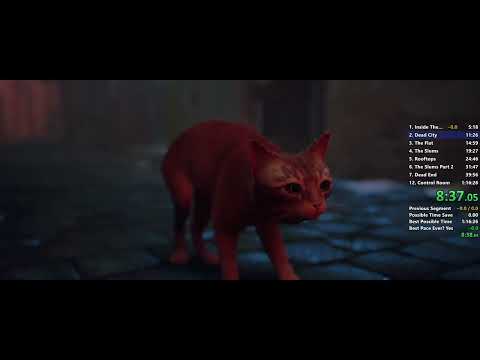 Stray Glichless Speedrun 1:16:20 (PC)