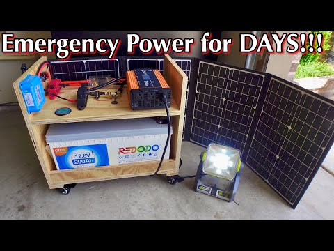 DIY Solar Power Station | Easy for beginner |  1200 Watts, REDODO 200AH + LIFEPO4