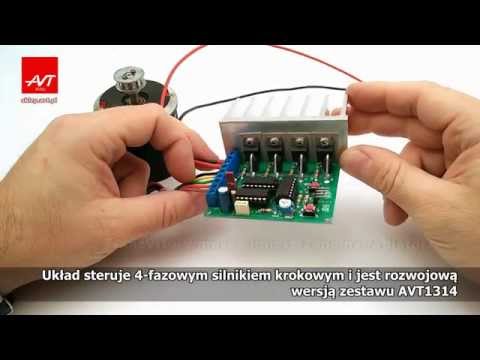 AVT1814 - Prosty sterownik unipolarnego silnika krokowego
