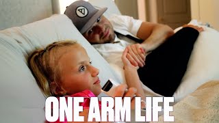 ADJUSTING TO LIFE WITH ONLY ONE ARM | TRYING TO DO SIMPLE THINGS WITH ONE ARM AFTER SURGERY