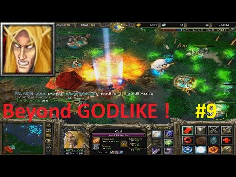 DotA 6.83d - Invoker Beyond GODLIKE ! #9
