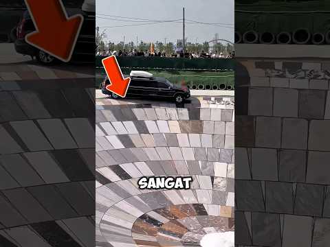 mobil miliaran masuk lubang ini,semua yakin dia akan gagal 😲