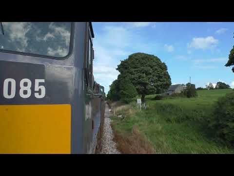 (HD) Iarnród Éireann/Irish Rail Class 071, number 085 THRASH - 12/8/17