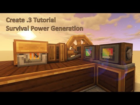 Create .3 Tutorial Episode 6: Survival Power Generation - and Automatic Furnace Engine