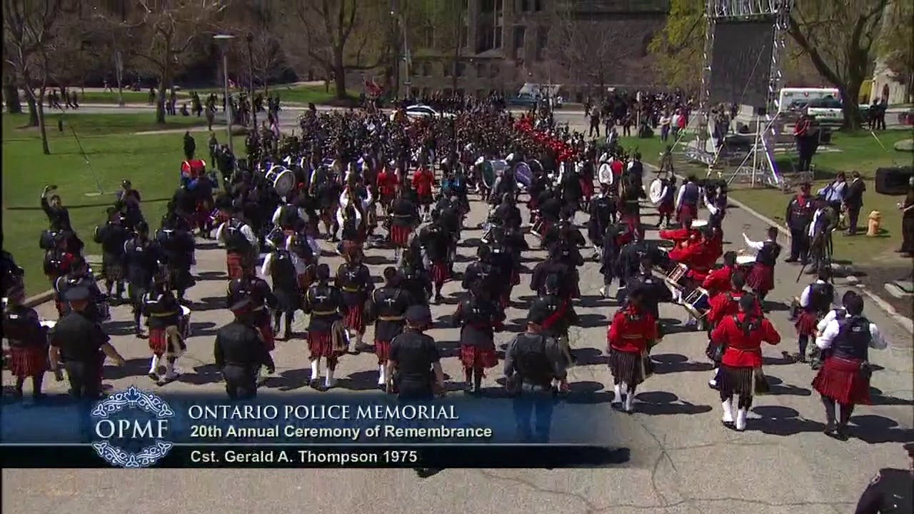 2019 Ontario Police Memorial Foundation Ceremony of Remembrance 20th Anniversary