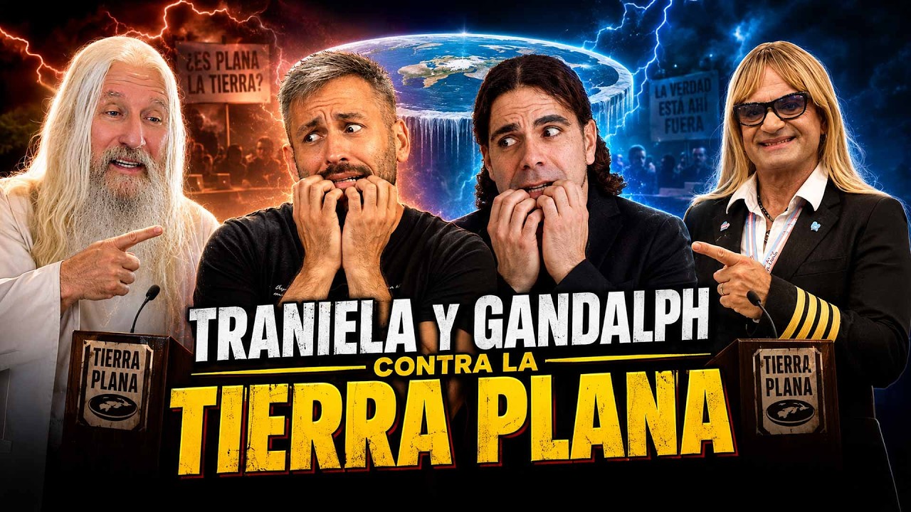 Traniela y Gandalph contra la TIERRA PLANA