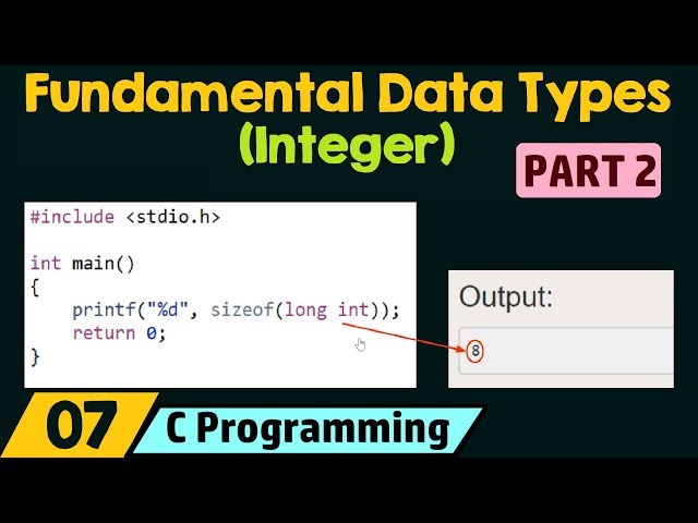 Understanding Integer Data Types and Modifiers in Programming | Galaxy ...