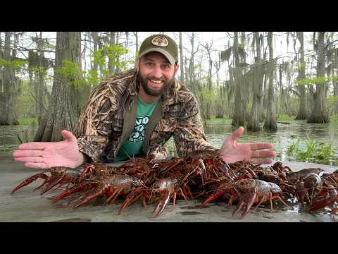 Catching CRAWFISH in Swamps, Ponds, and Ditches (CATCH AND COOK)