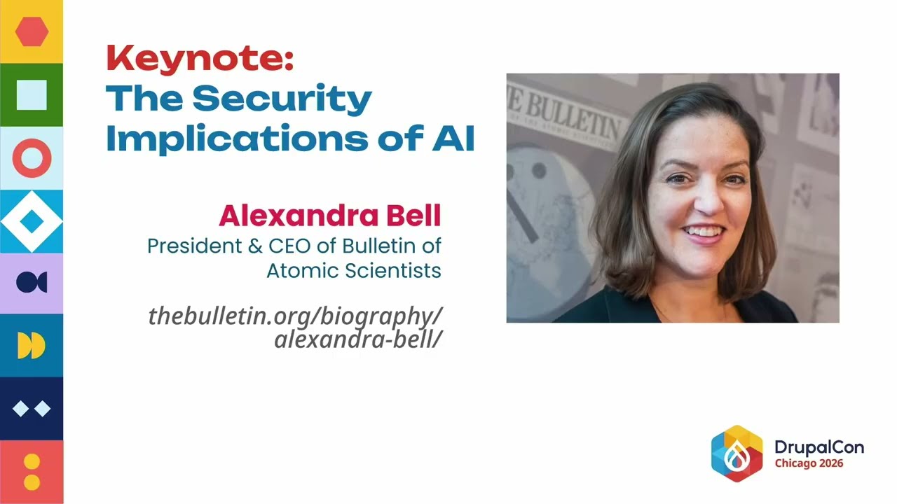 KEYNOTE: Alexandra Bell, The Security Implications of AI