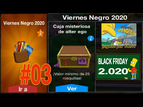 Los Simpson Springfield "Black Friday 2020: Cap. 3 - Compro cajas misteriosas de Alter Ego" por Tony