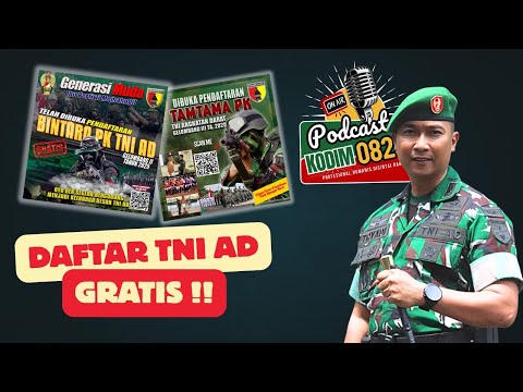 Penerimaan Prajurit TNI AD Gratis "Tidak dipungut Biaya"