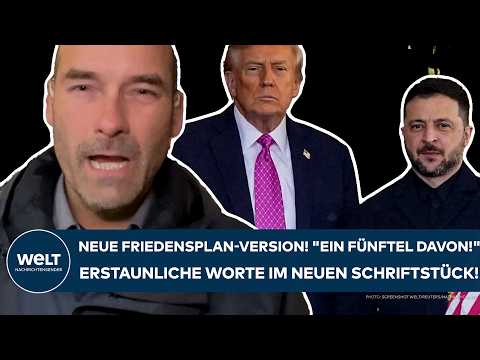 UKRAINE-KRIEG: Neue Friedensplan-Version! "Ein Fünftel davon!" Erstaunliche Worte im Schriftstück