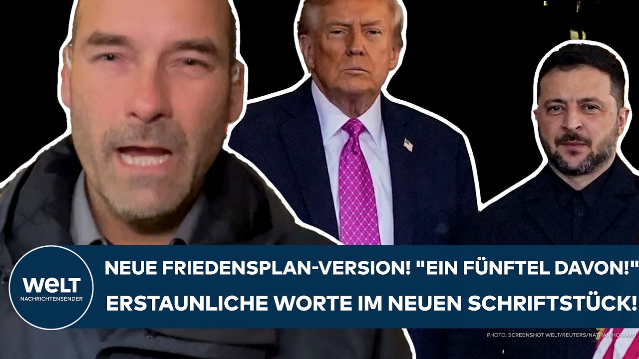 UKRAINE-KRIEG: "Der wichtigste Punkt in diesem Schriftstück!" Neue Version vom Friedensplan mit USA!