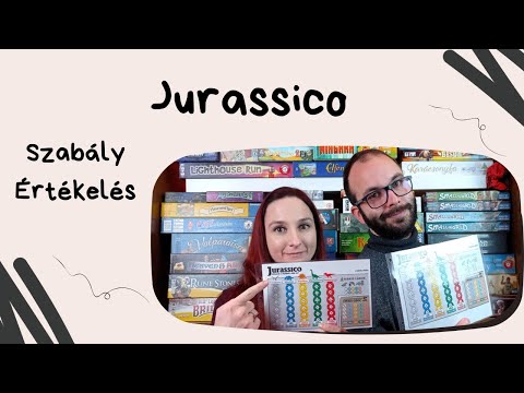 Alkosd újra a dinoszauruszokat! Jurassico társasjáték játékbemutató és szabályismertető - Társasozz Okosan!